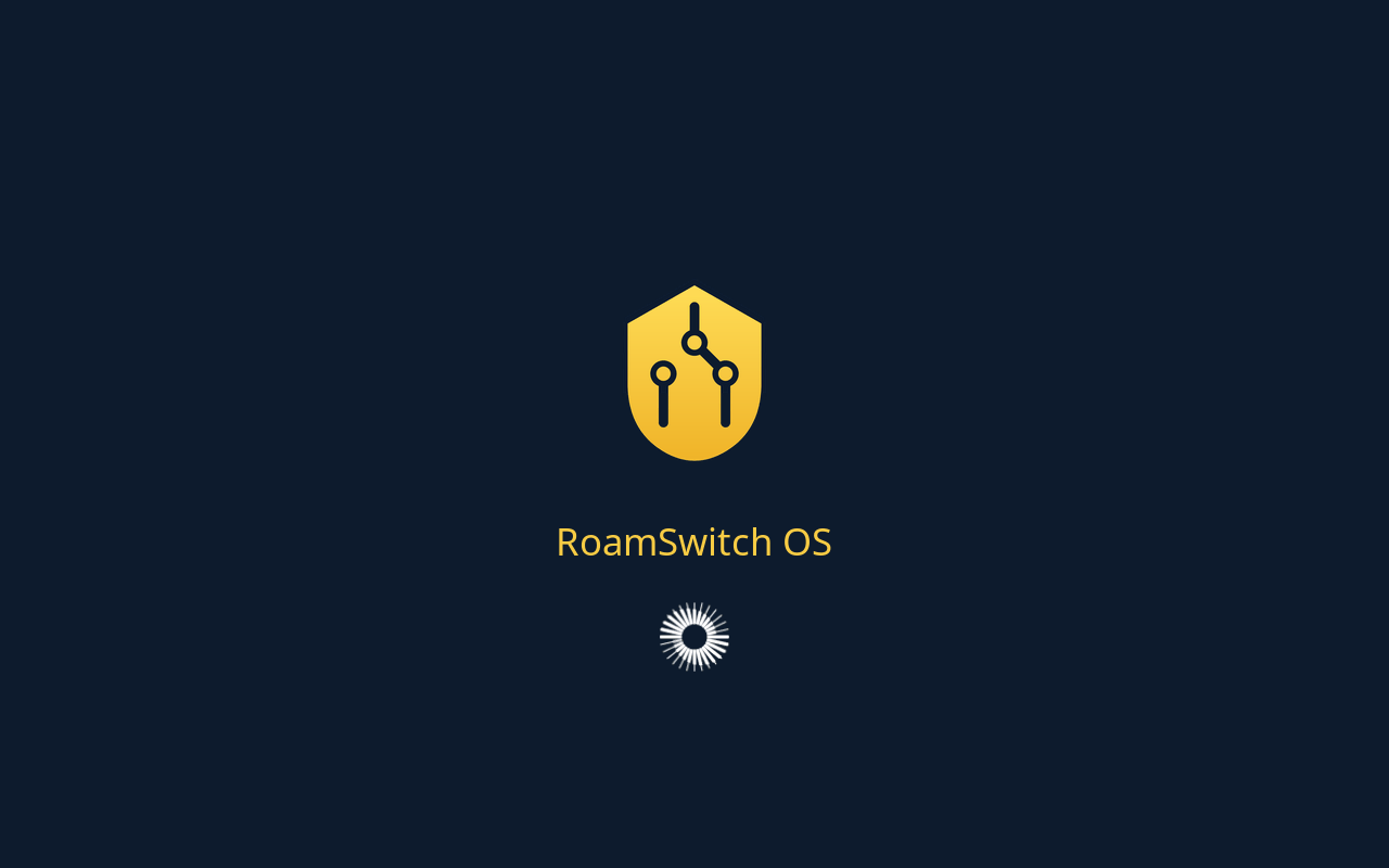 RoamSwitch OS boot splash